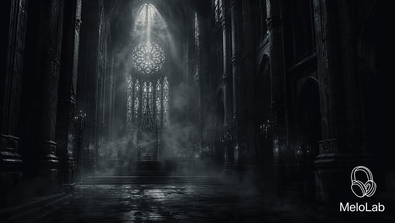Dark music generation
